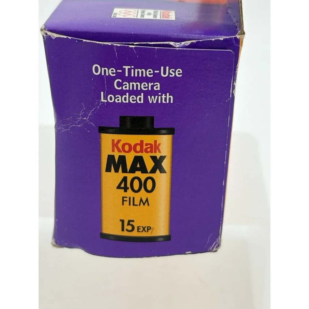 Vintage Kodak‎ MAX Panoramic 15 Exp Disposable Film Camera 400 ISO Sealed 1998